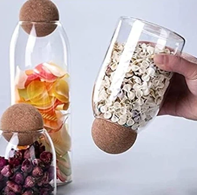 Glass Jar with Wood Lid Ball Jar 3 Glass Jar with Wood Lid Ball Jar 3