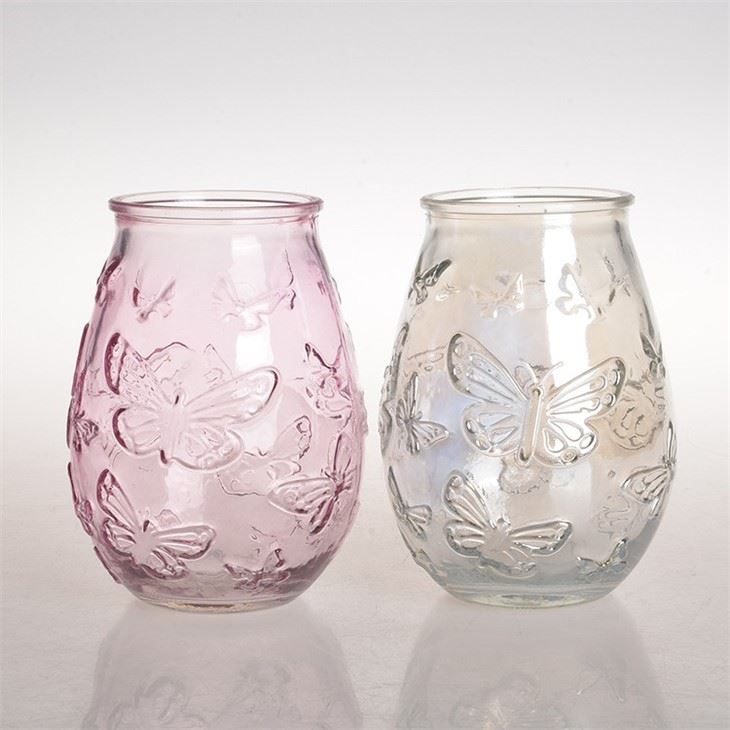 Crystal Clear Glass Vase For Home Office Decor