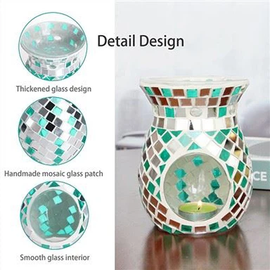 Stekleni svečnik Mosaic Tealight