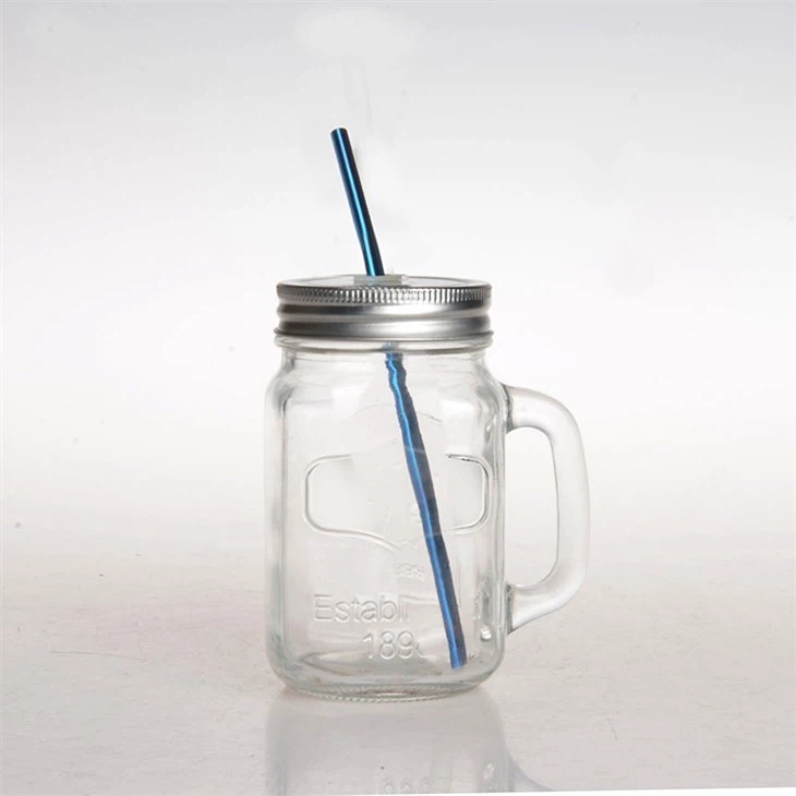 Transparent Glass Mason Jar