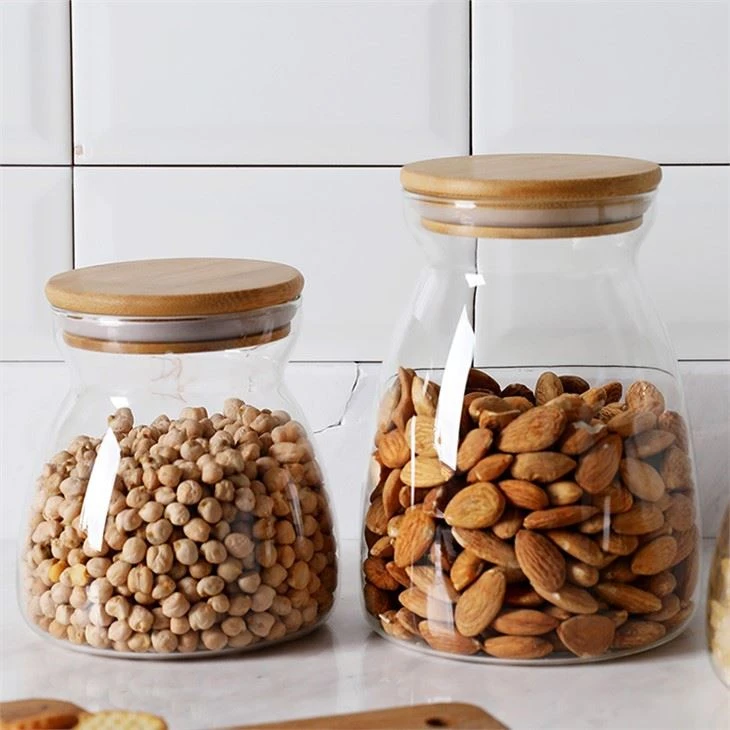 Wide Mouth Glass Food Canister
