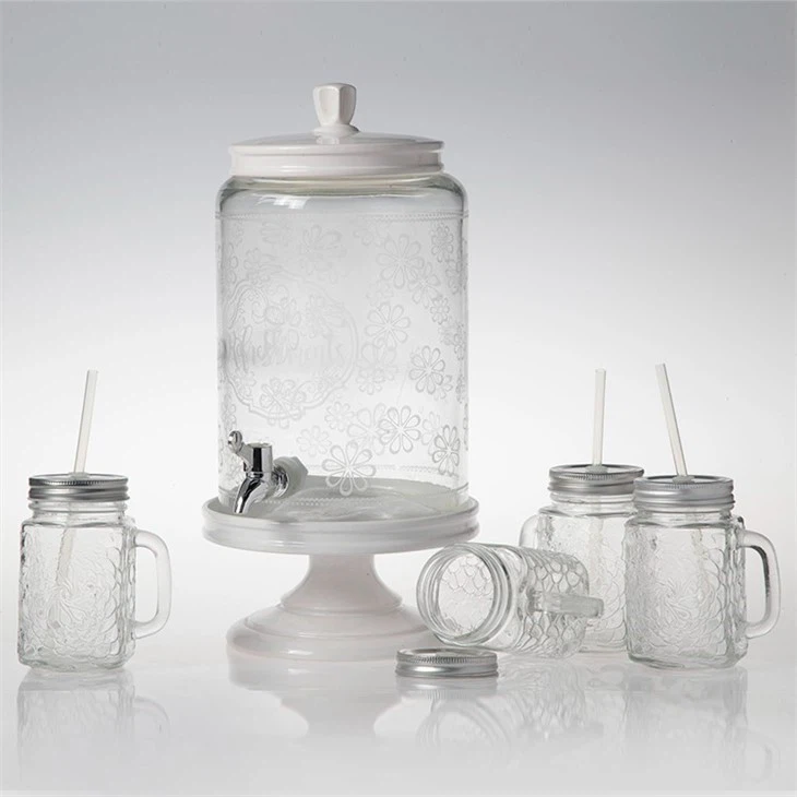 Glass Drink Dispenser For Wedding