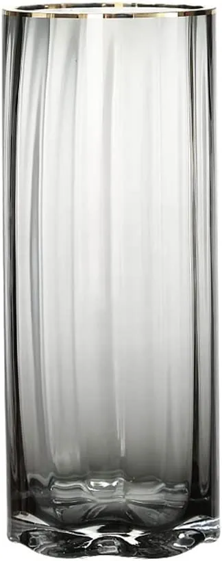 Črtasta ročno pihana vaza