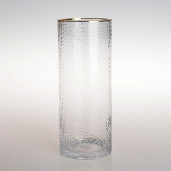 Visoka ravna steklena vaza